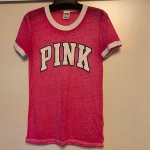 PINK T-shirt Victoria’s Secret pink and white